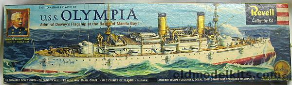 Revell 1/232 USS Olympia, H367-198 plastic model kit